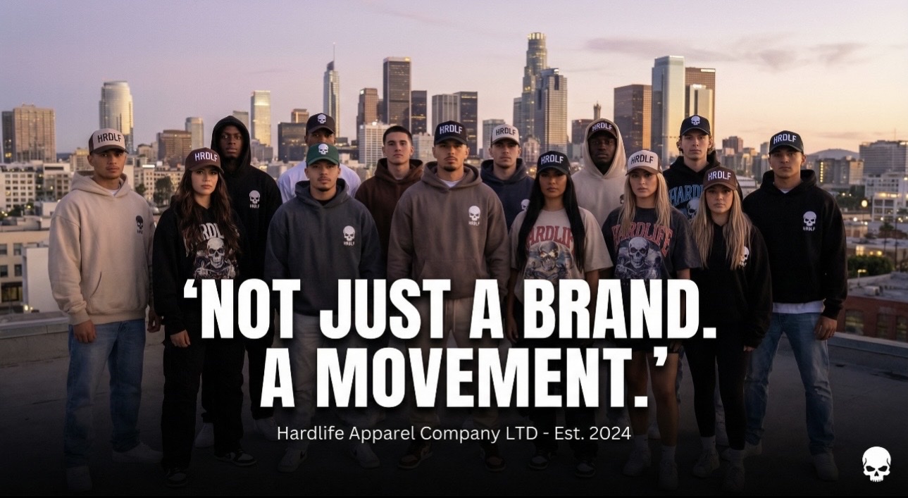 HRDLF streetwear crew movement - authentic independent brand