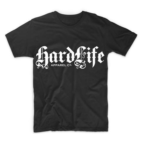 HRDLF OG Logo Tee black premium heavyweight streetwear t-shirt