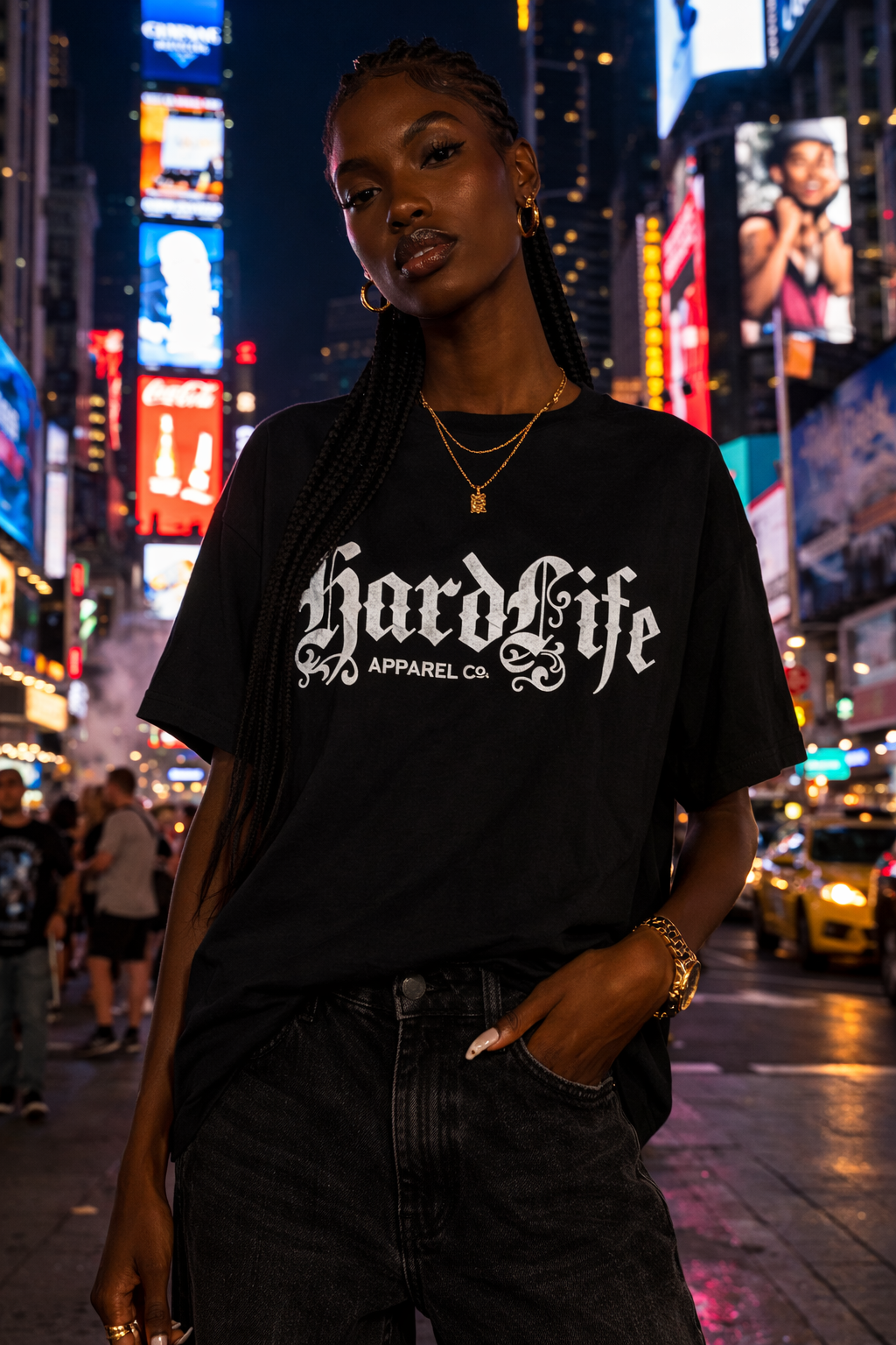 HardLife tee Times Square - Hardlife Apparel Company streetwear