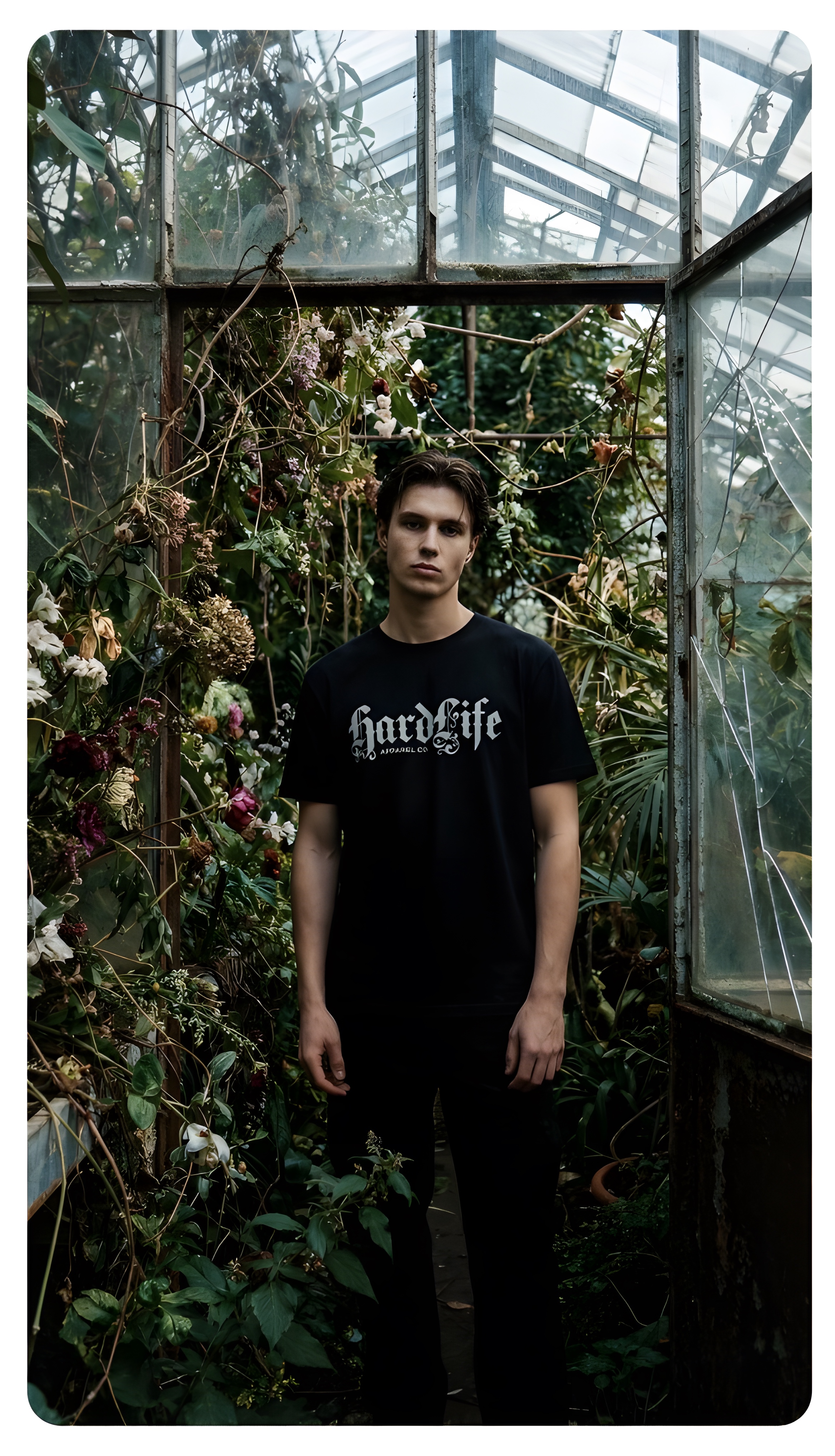 Hardlife Apparel Company greenhouse photoshoot - Philadelphia streetwear